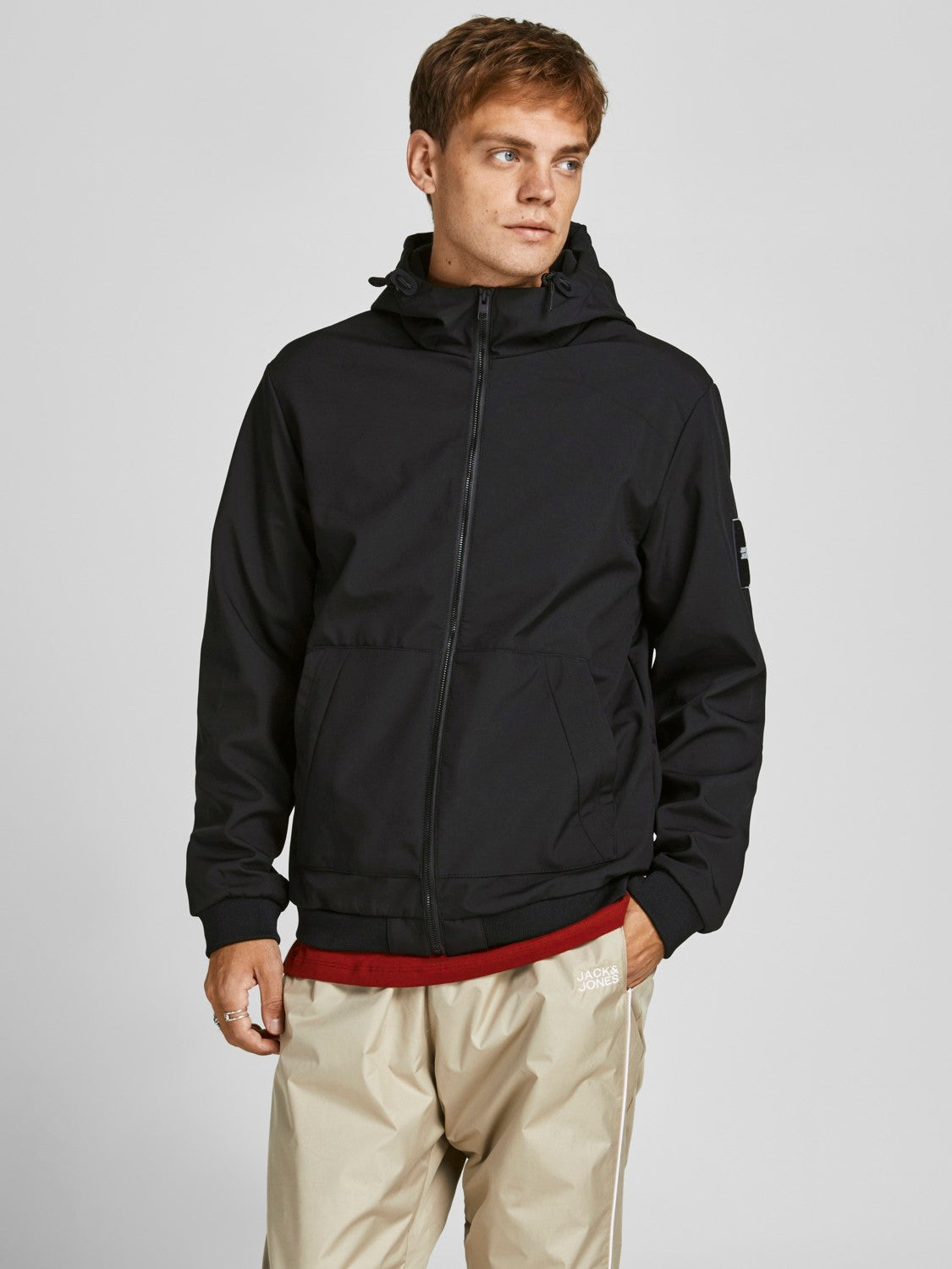 Jack&Jones välikausitakki hupulla