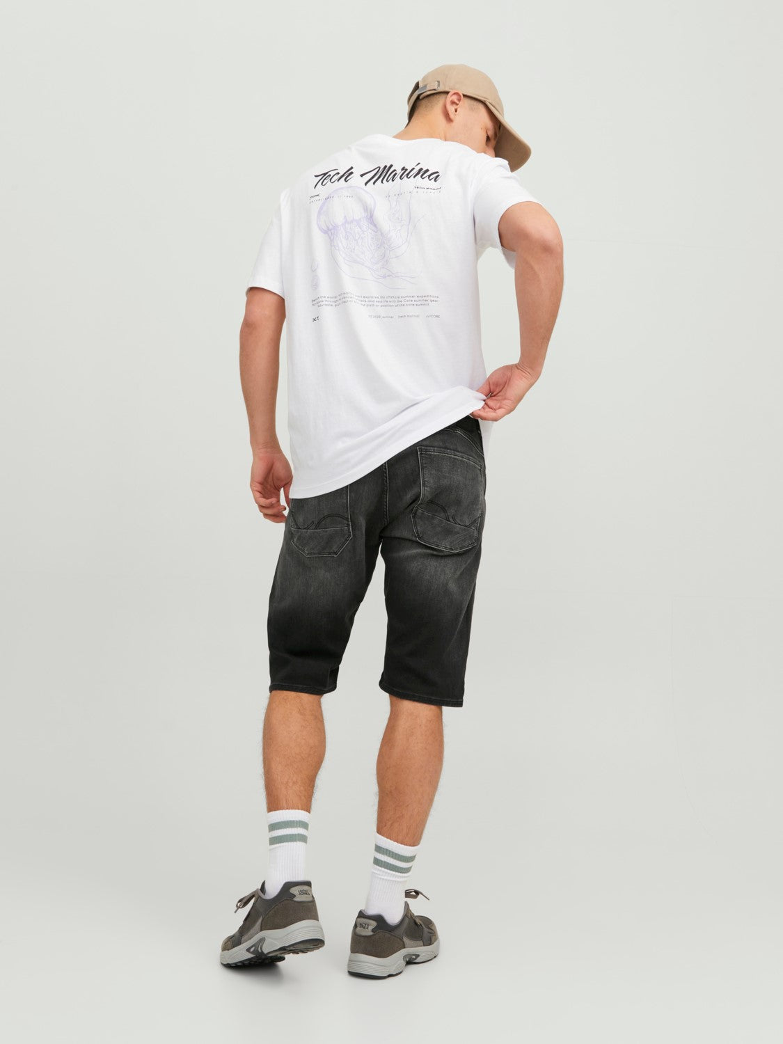 Jack&Jones mustat farkkushortsit GE 607