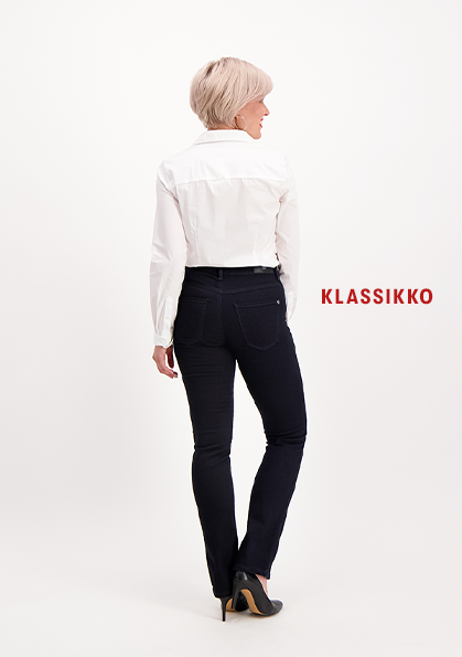 Very Nice Pirre Straight tummansininen