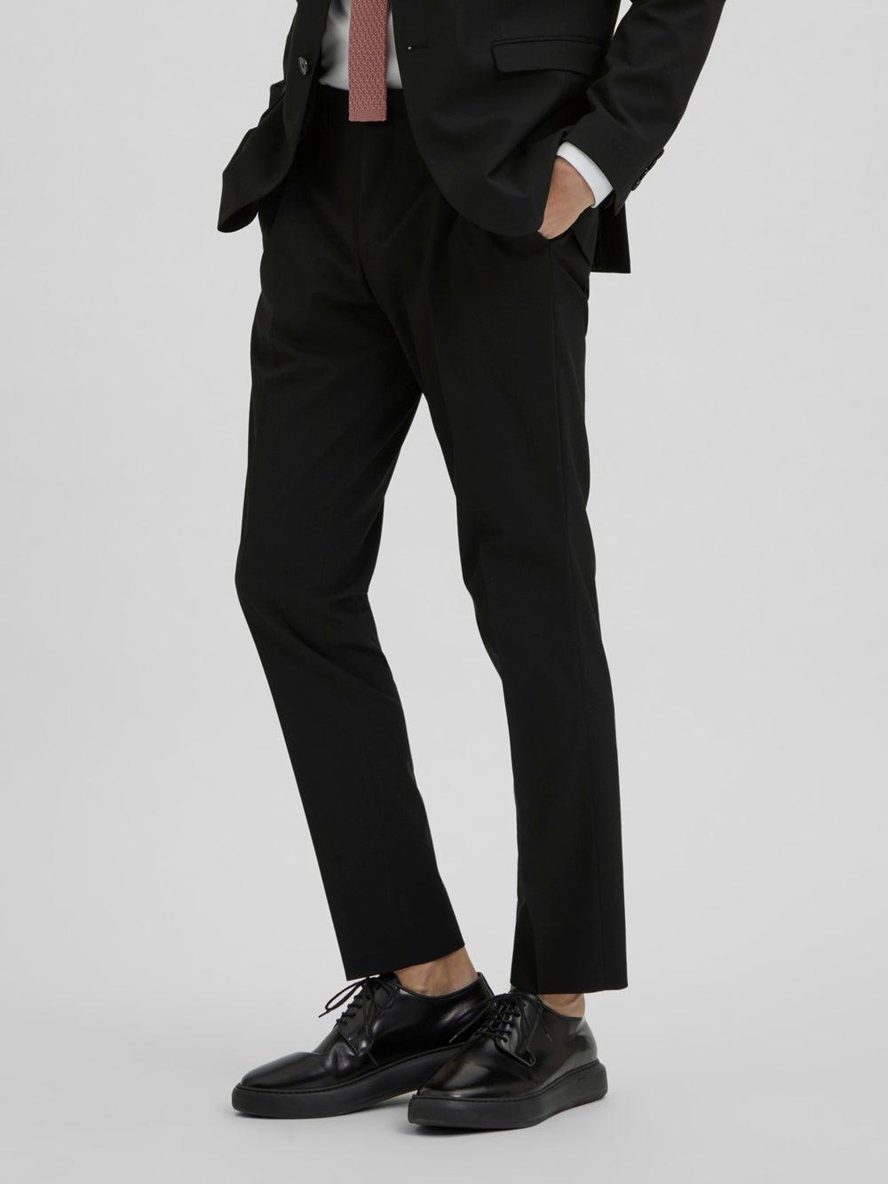 Selected housut SLHSLIM-MYLOLOGAN BLACK