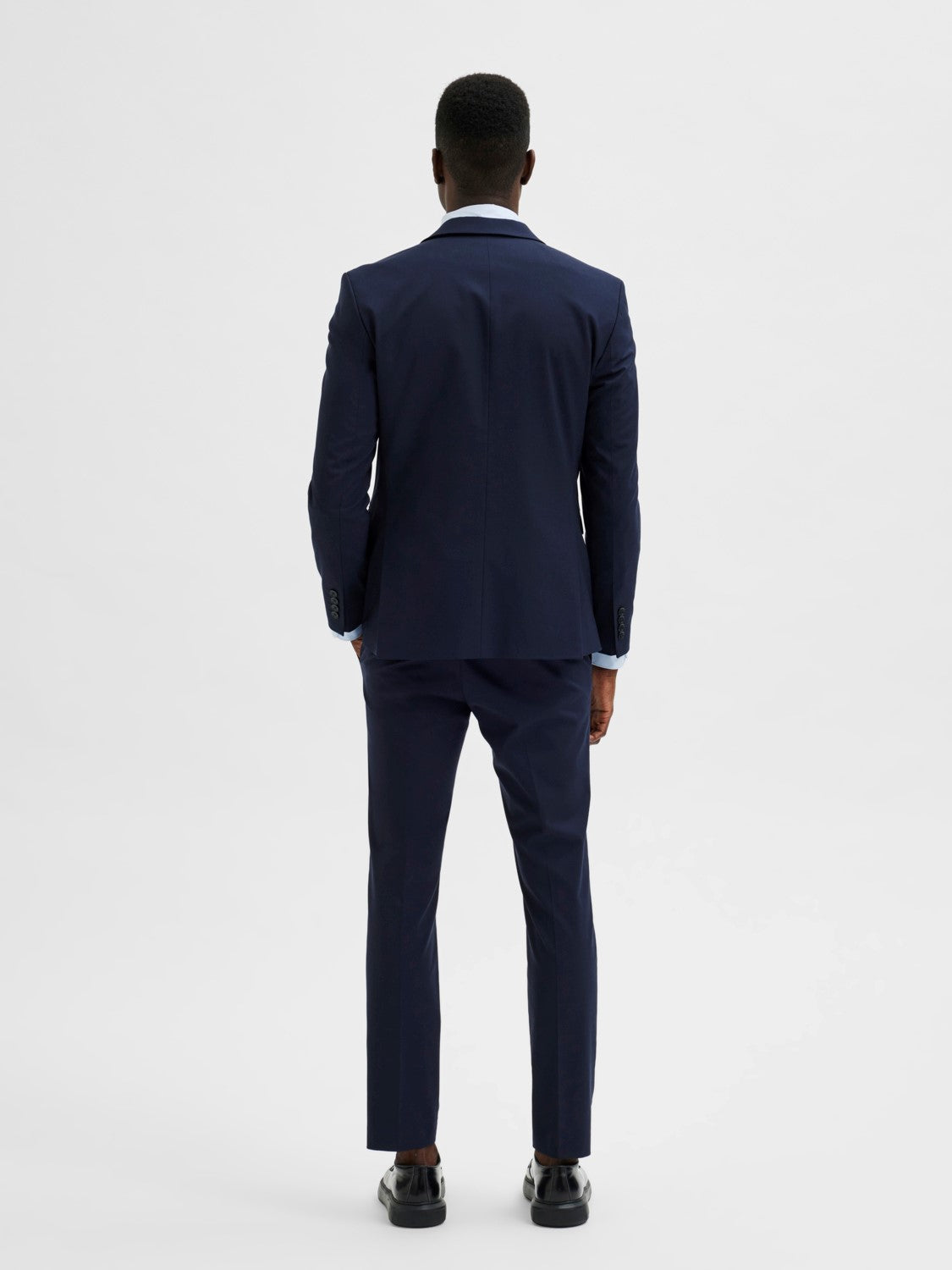 Selected blazer SLHSLIM-MYLOLOGAN NAVY
