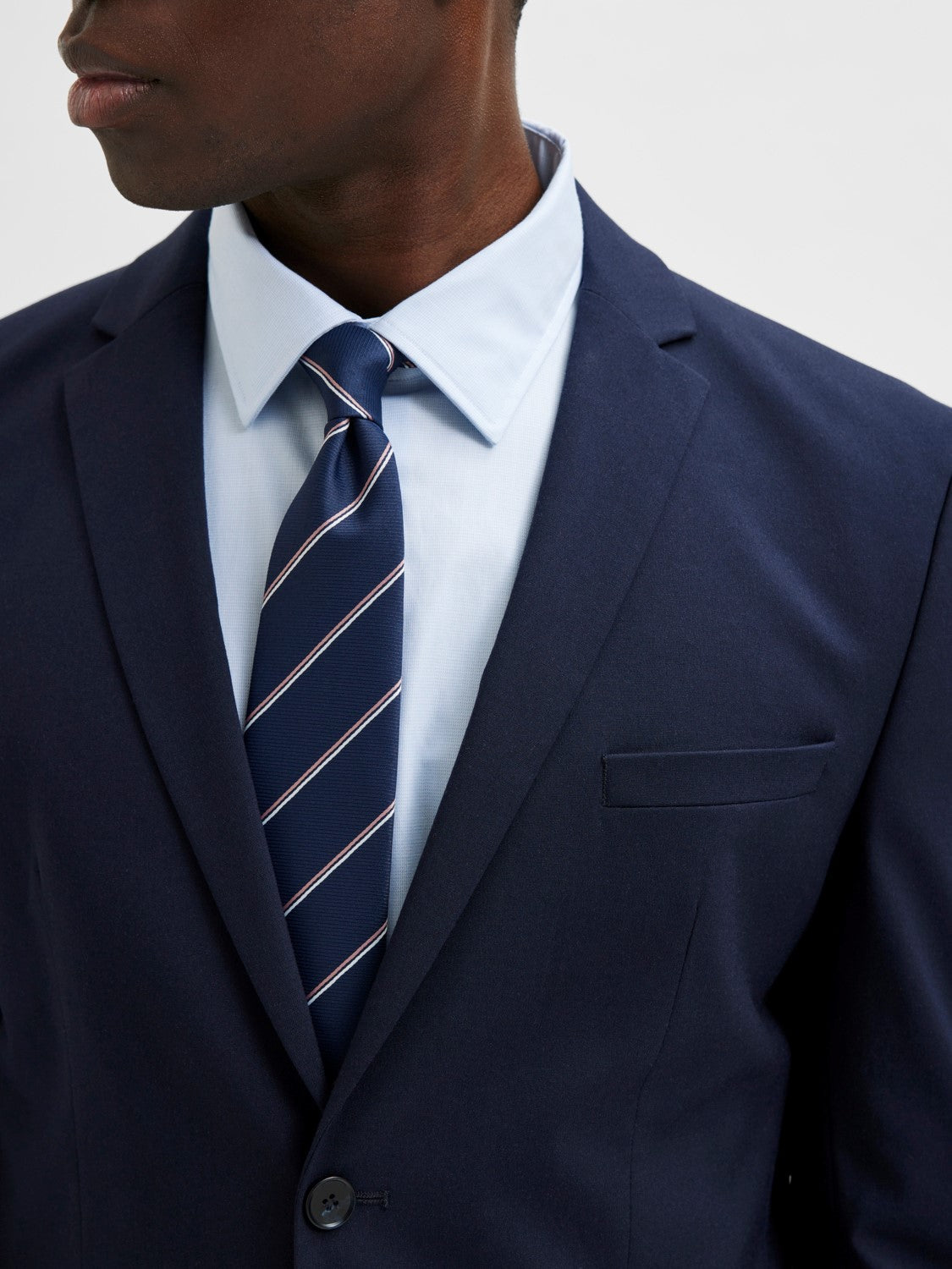 Selected blazer SLHSLIM-MYLOLOGAN NAVY