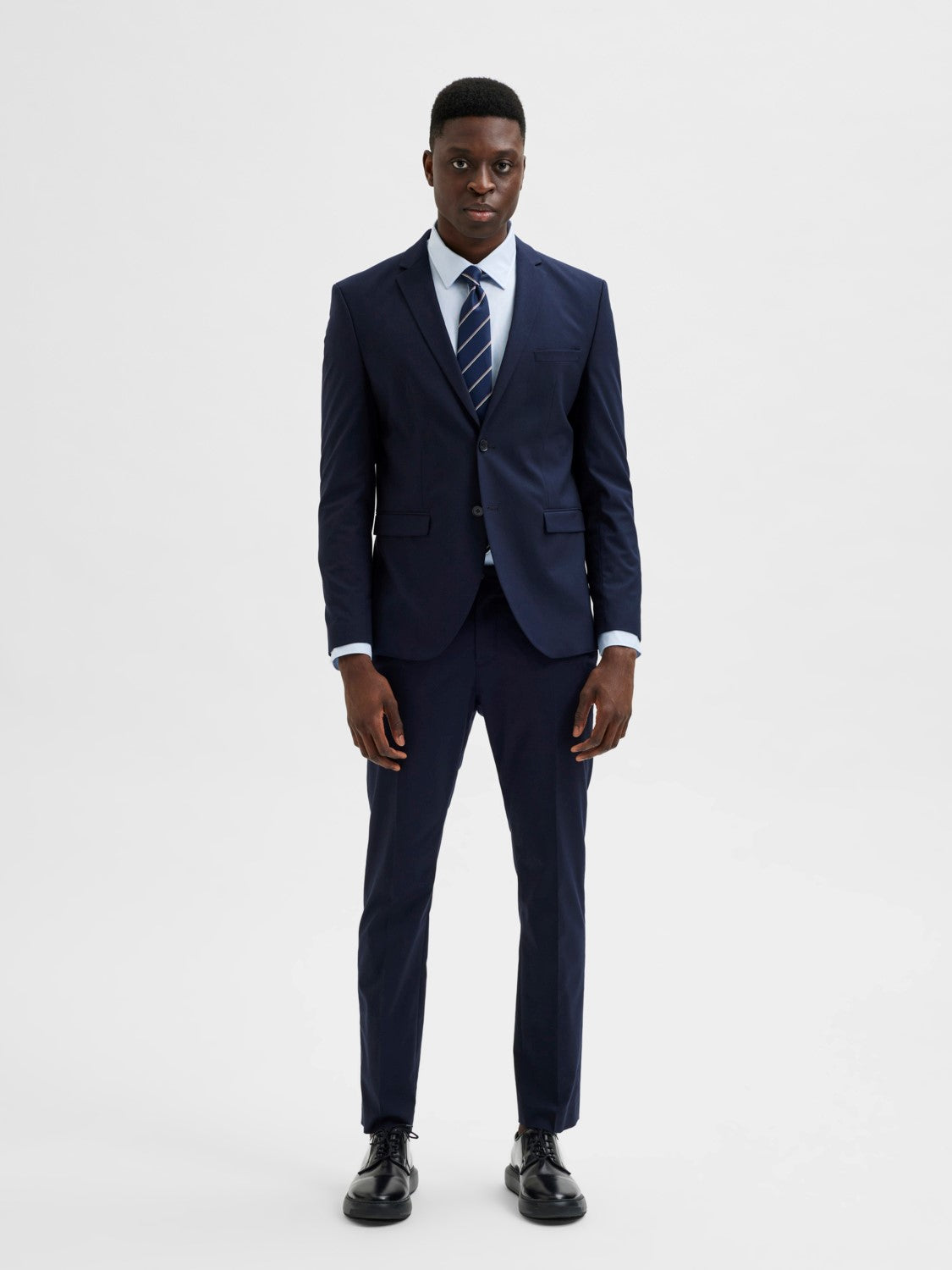 Selected blazer SLHSLIM-MYLOLOGAN NAVY