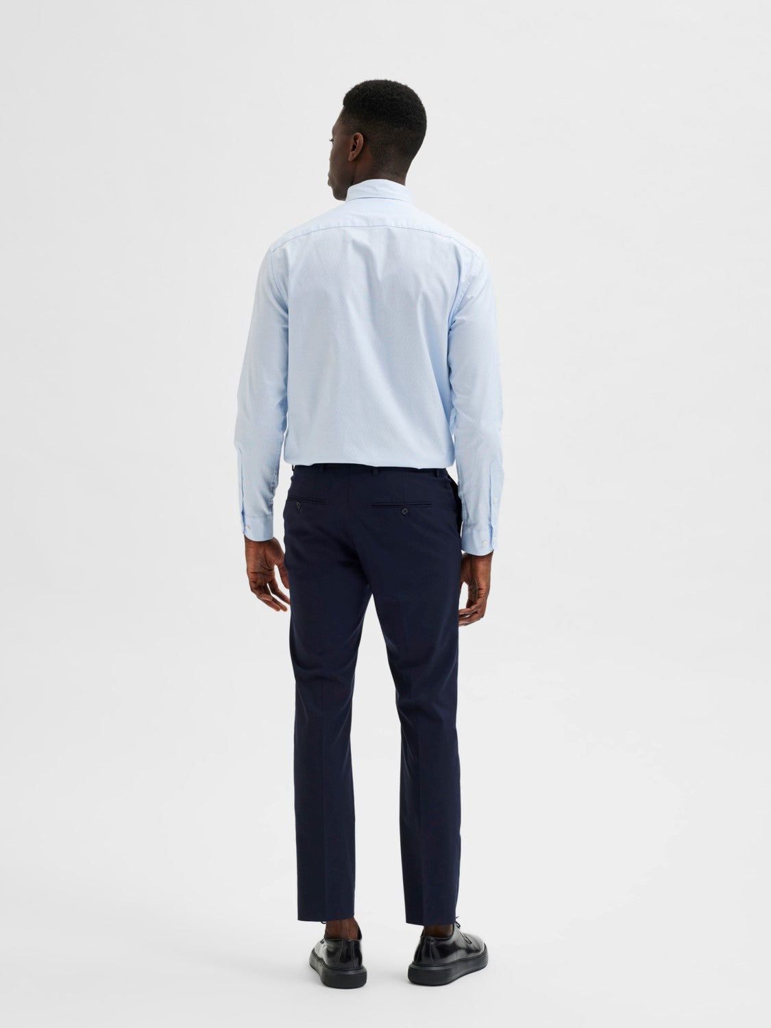 Selected housut SLHSLIM-MYLOLOGAN NAVY